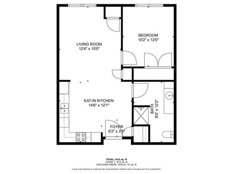 A black and white image of a floor plan for a house.